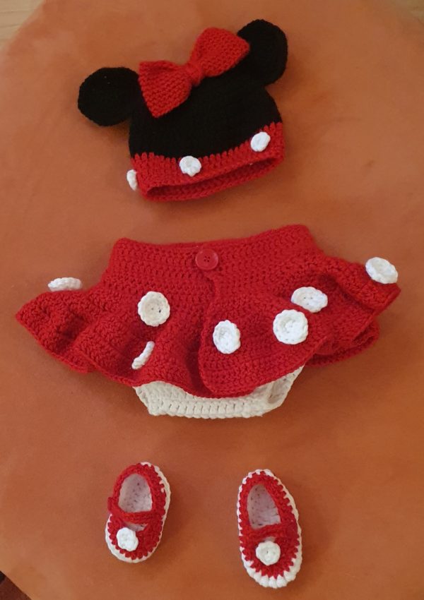 Babykostüm Minnie Maus